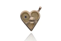 Ciondolo con zaffiro e diamanti in oro - Asta Preziosi