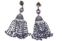 Orecchini con diamanti, zaffiri e pietre - Asta Preziosi Orecchini con diamanti, zaffiri e pietre - Asta Preziosi