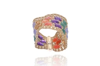 Sun Day, bracciale con ametiste, quarzi e calcedoni - Asta Preziosi