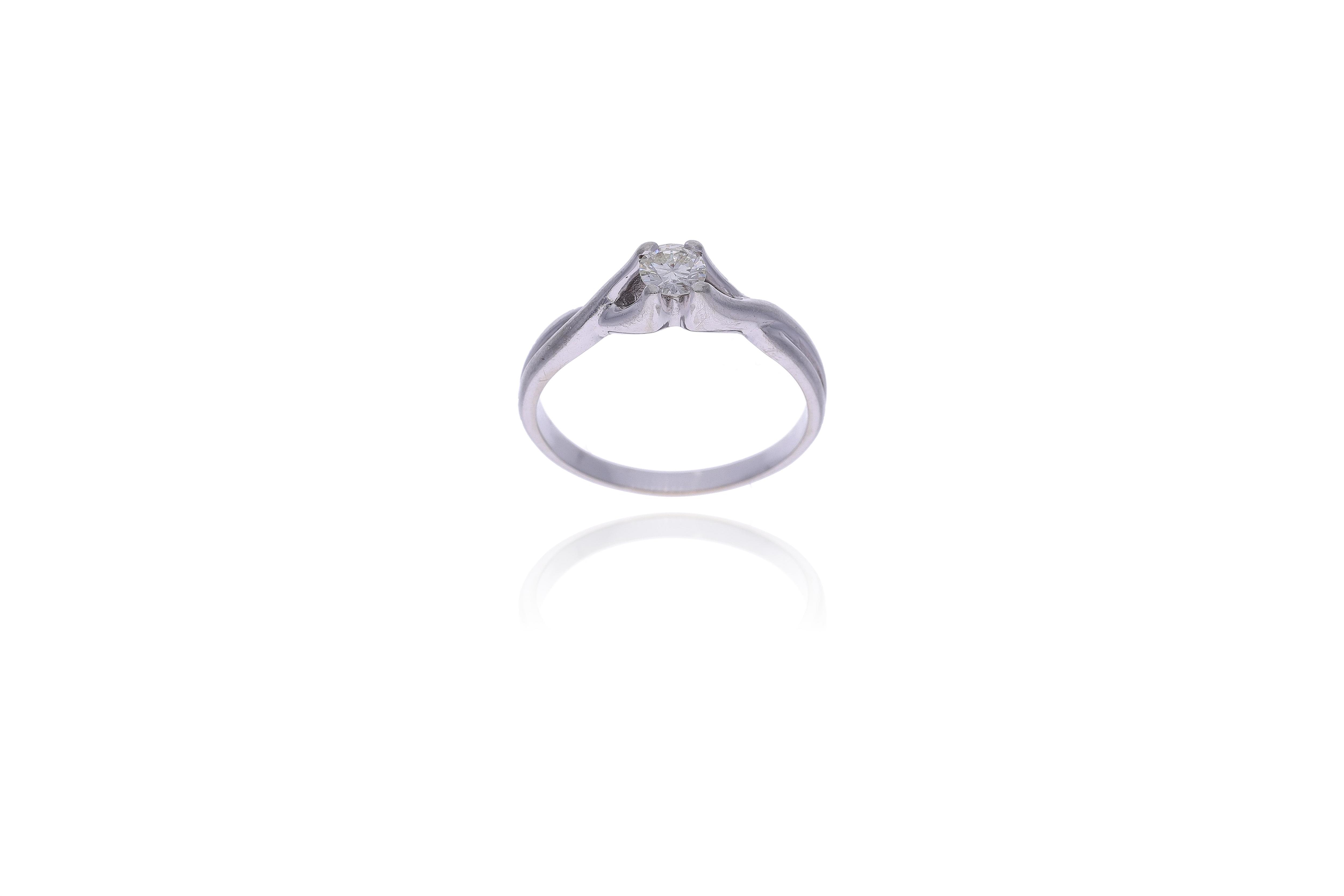 Anello con diamante - Asta Preziosi