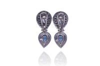 Orecchini con topazi e diamanti - Asta Preziosi Orecchini con topazi e diamanti - Asta Preziosi