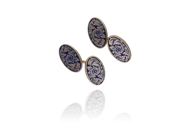Gemelli con smalti - Asta Preziosi