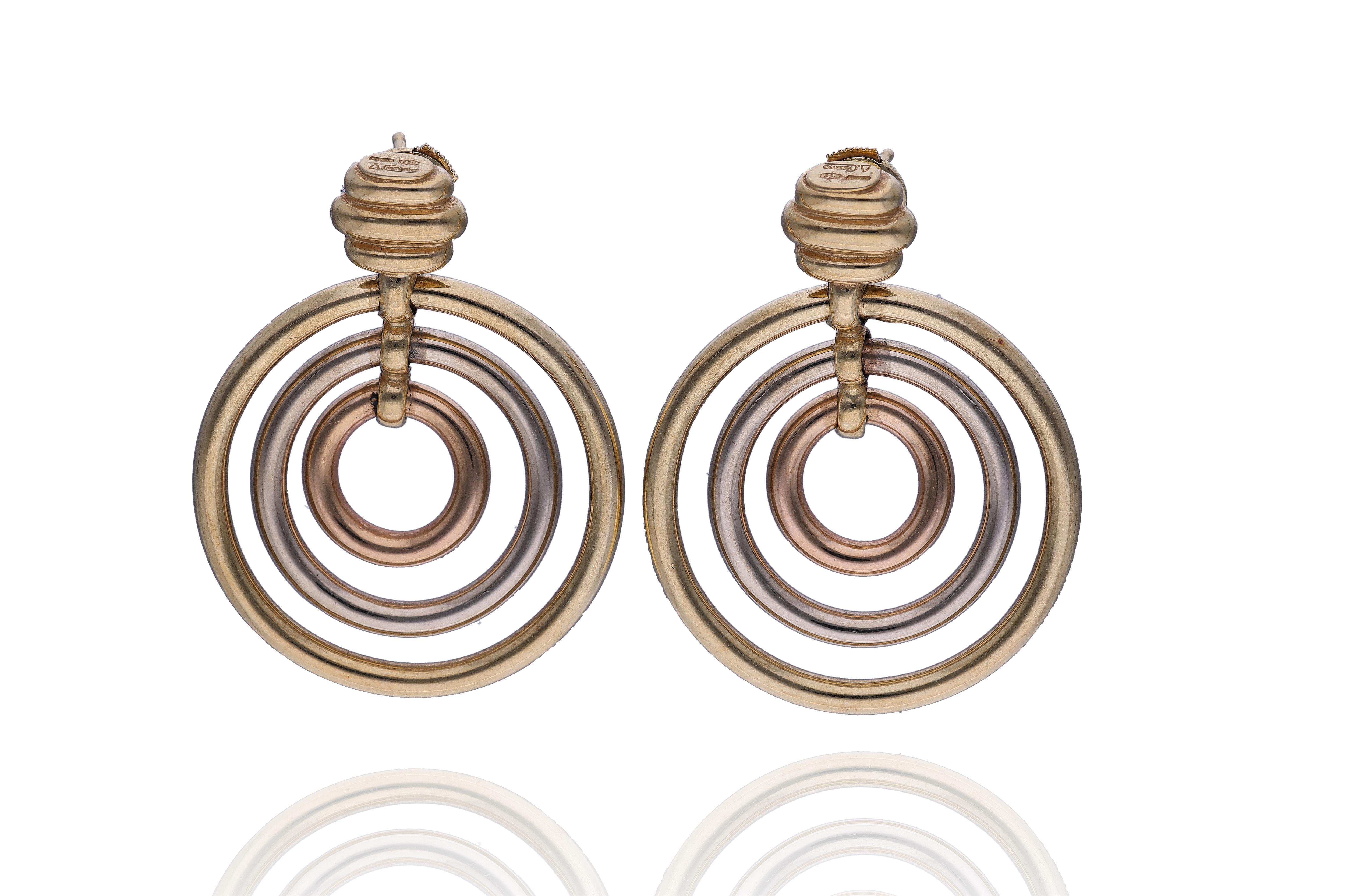 Chimento orecchini in oro - Asta Preziosi