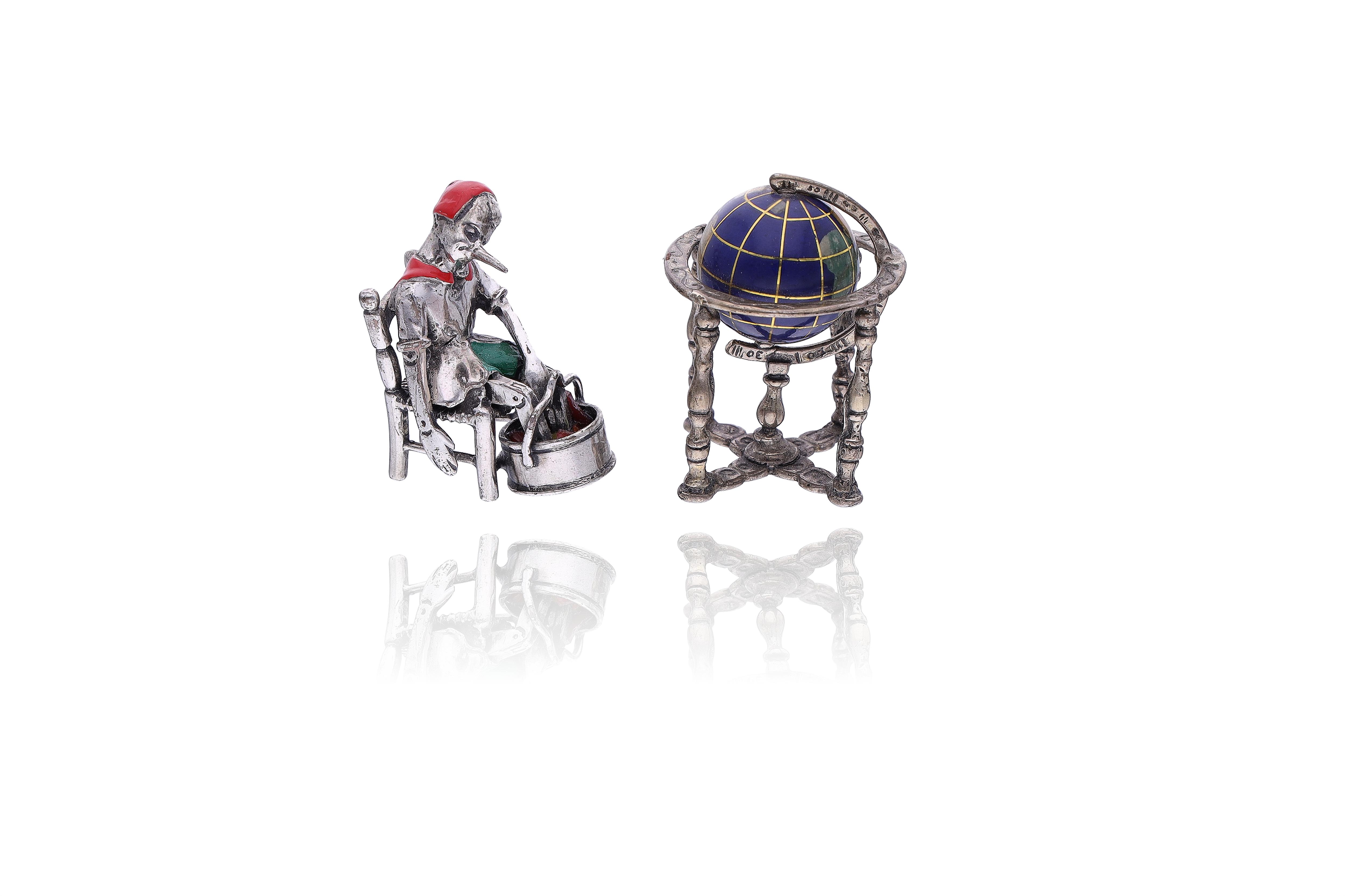 Due miniature in argento - Asta Preziosi
