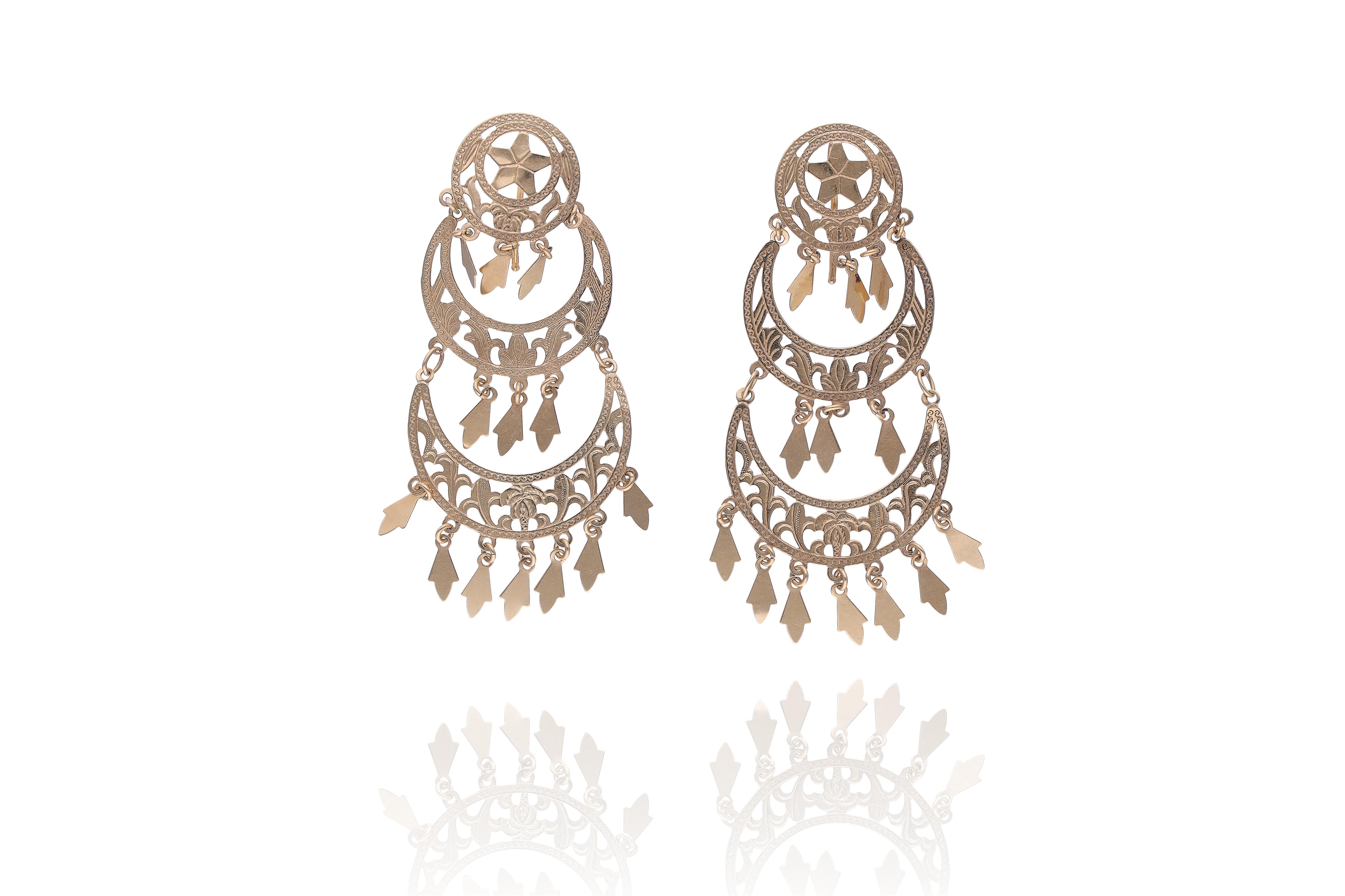 Orecchini in oro - Asta Preziosi