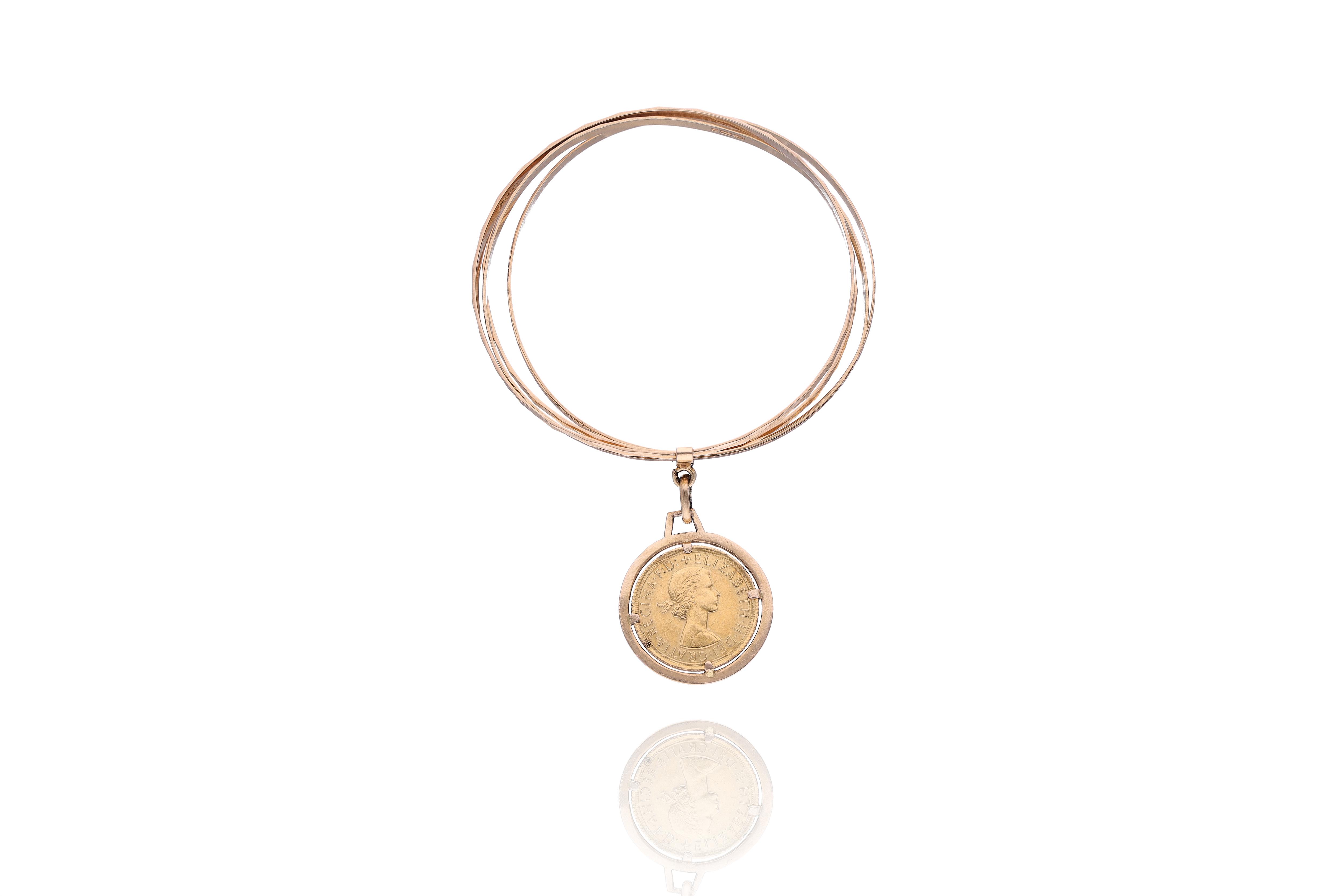 Bracciale con sterlina inglese - Asta Preziosi