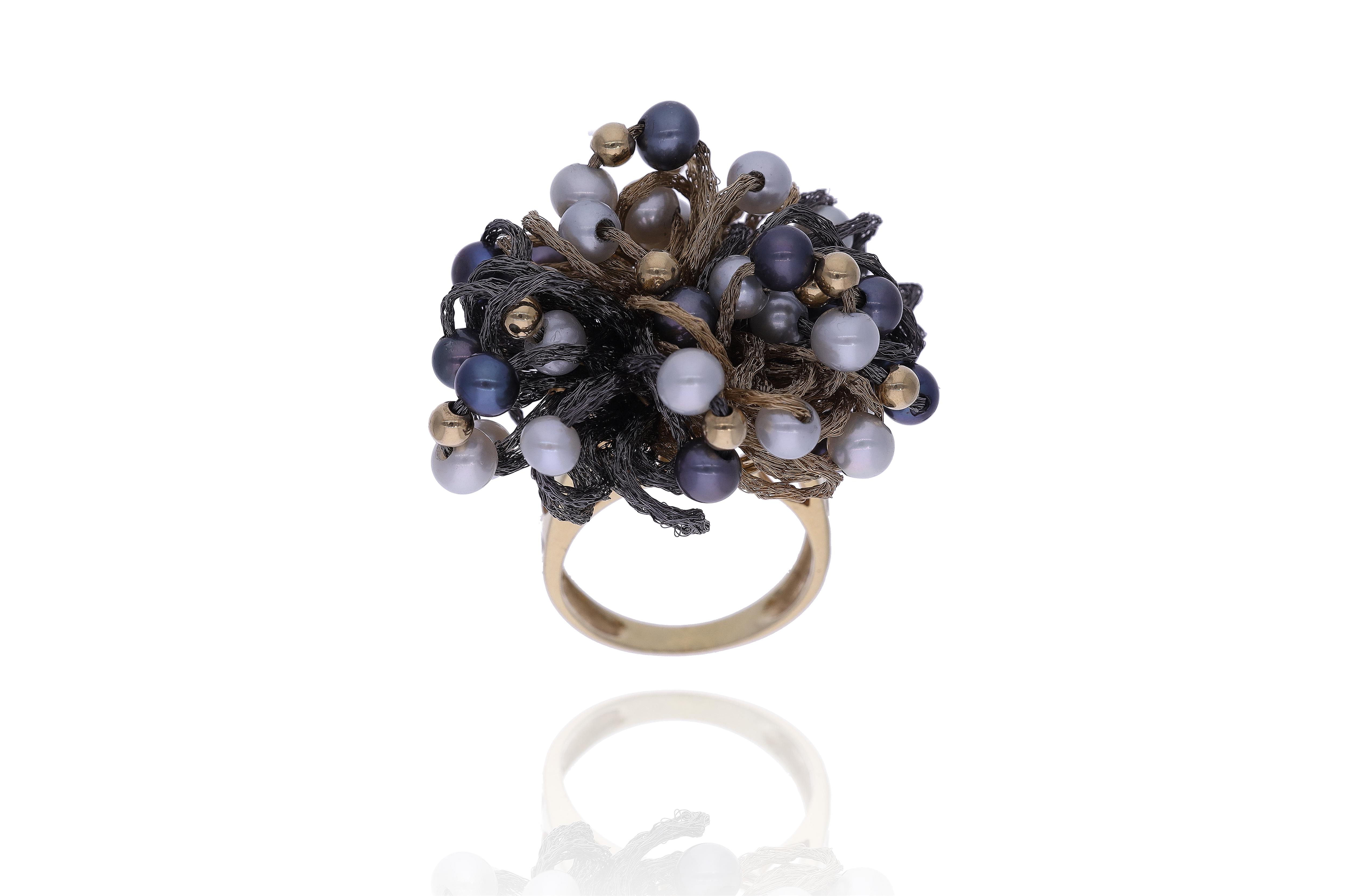 Anello con perle coltivate - Asta Preziosi