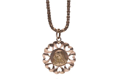 Collana con ciondolo in oro - Asta Preziosi