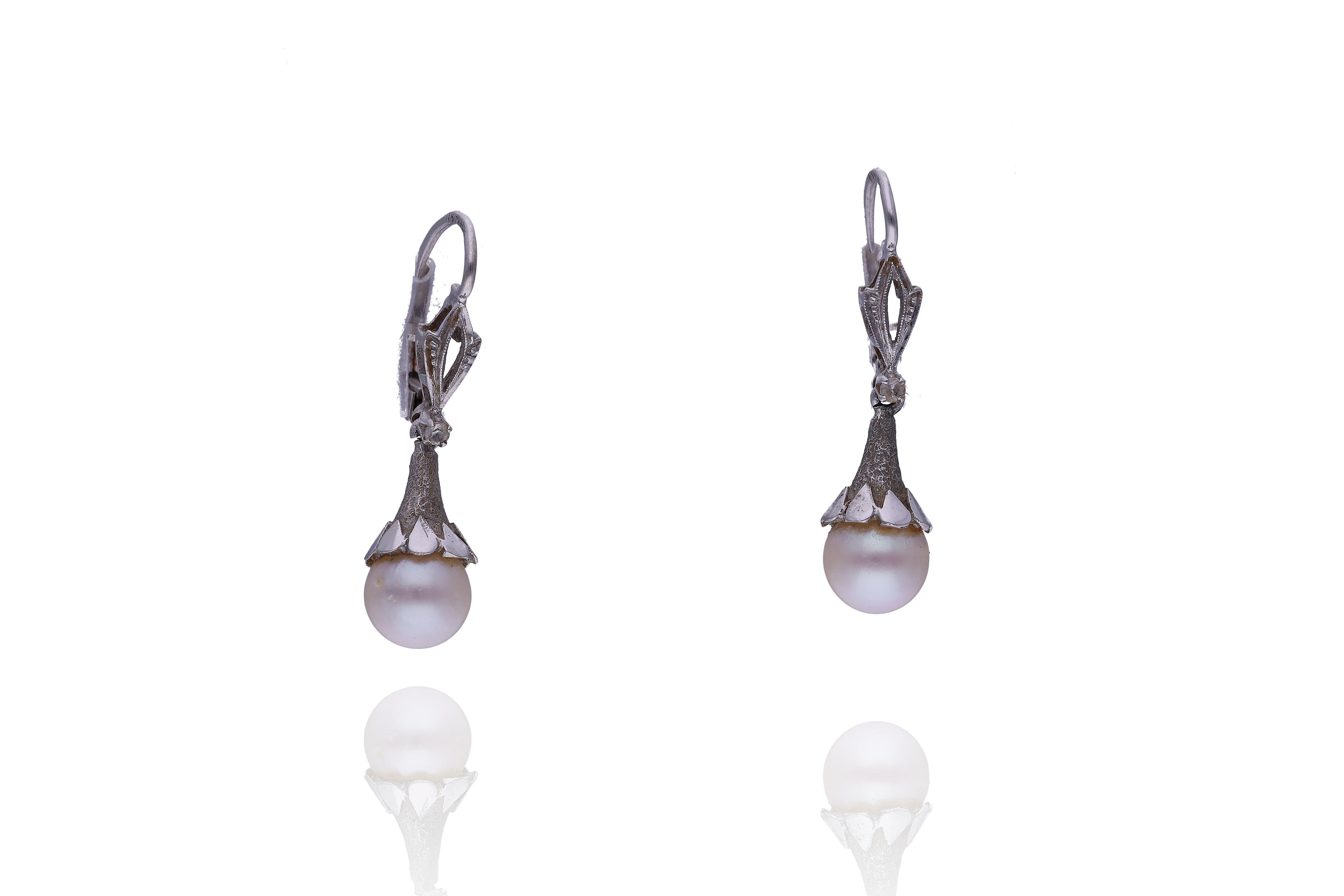 Orecchini con perle coltivate e pietre - Asta Preziosi