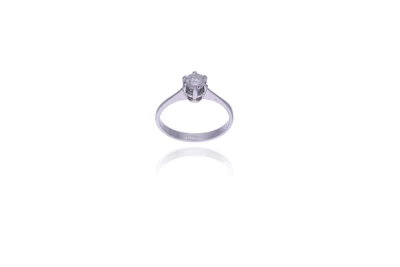 Anello con diamante - Asta Preziosi