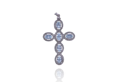 Ciondolo con topazi e pietre - Asta Preziosi