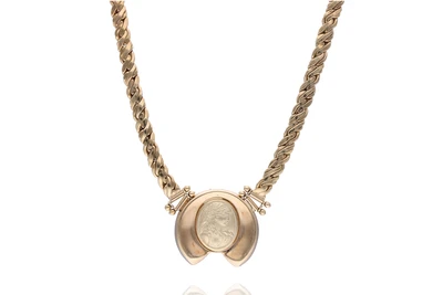 Collana con centrale in oro - Asta Preziosi