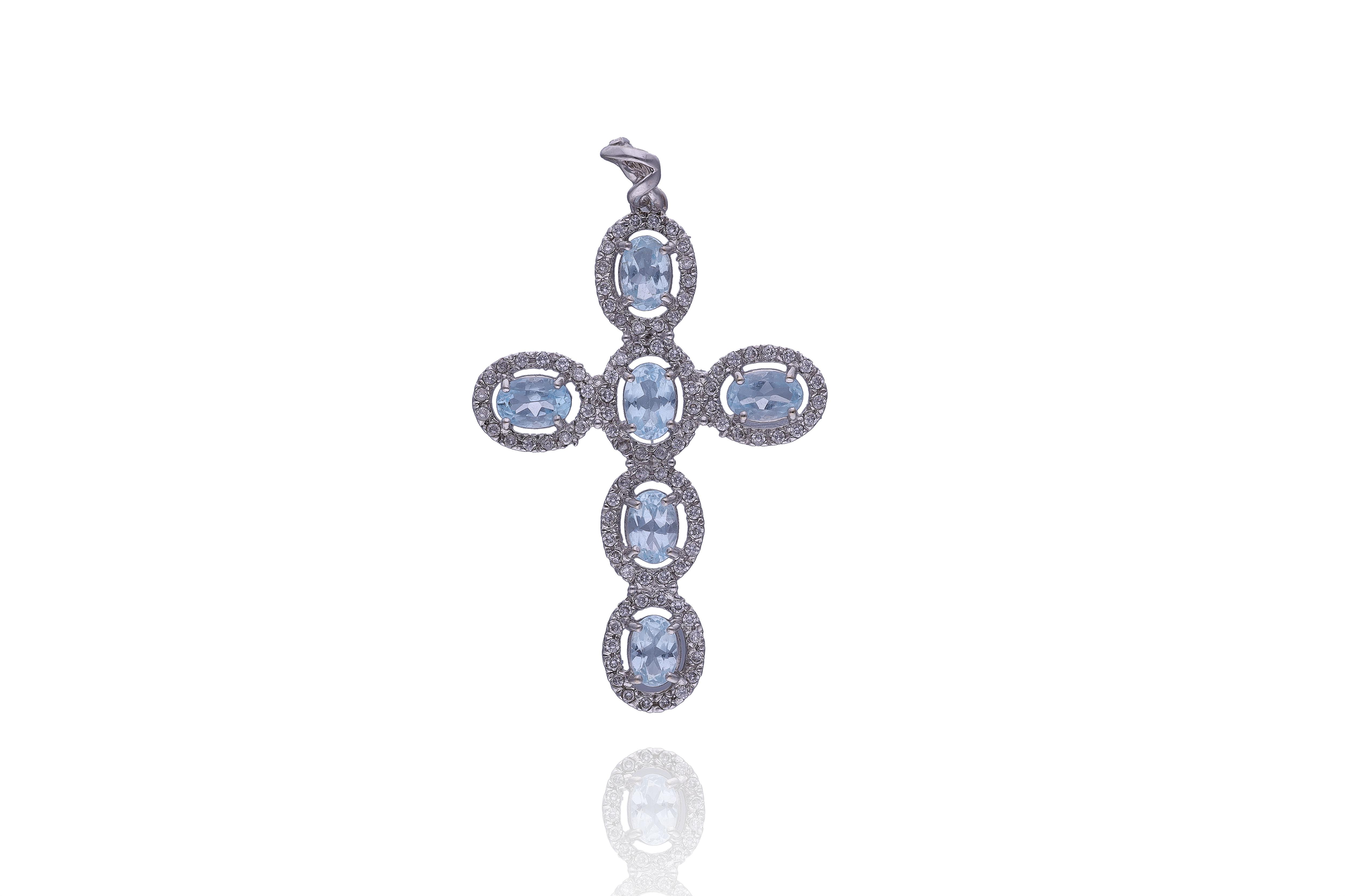 Ciondolo con topazi e pietre - Asta Preziosi