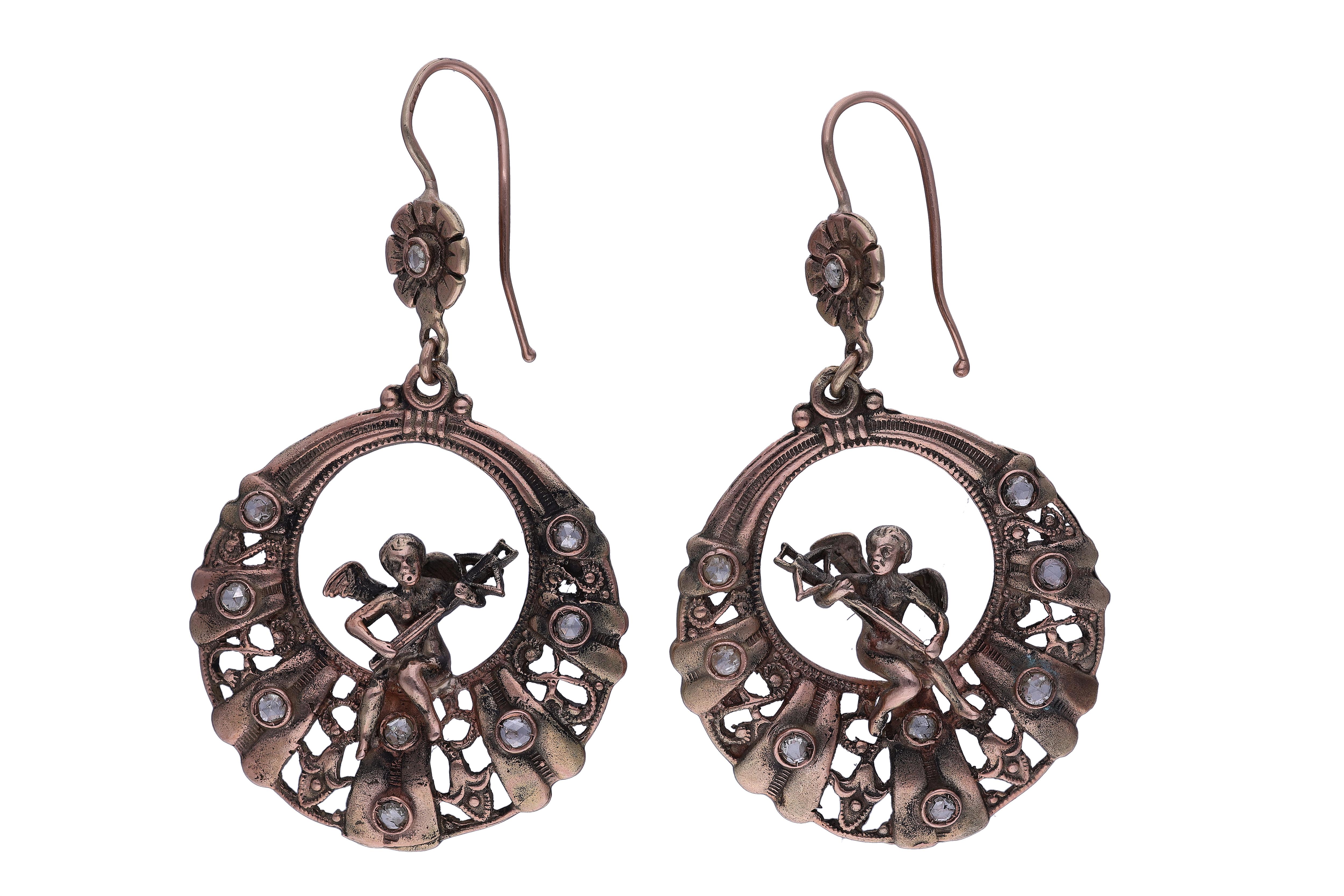 Orecchini con diamanti - Asta Preziosi