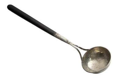 Mestolo in argento e legno - Asta Preziosi