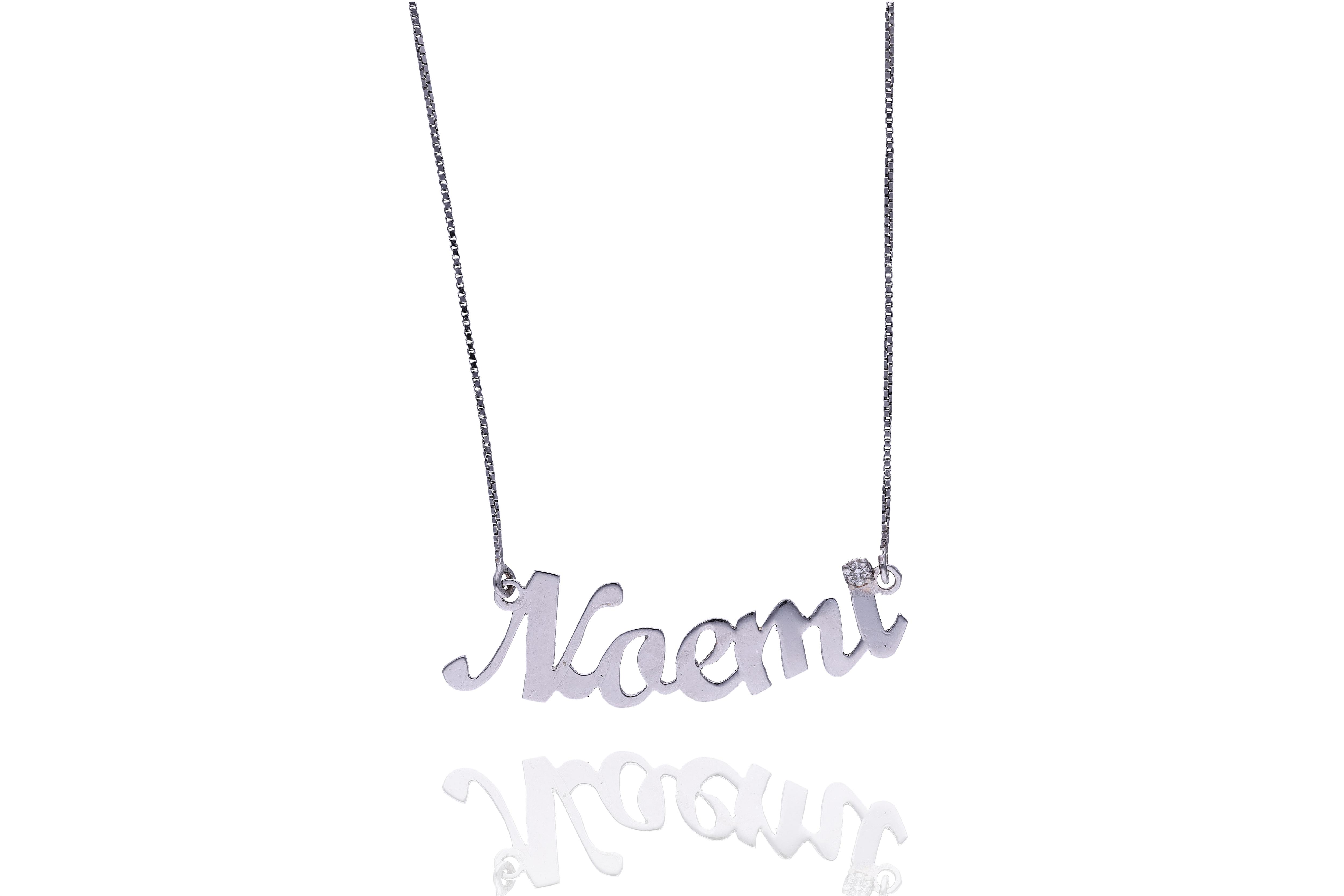 Collana con diamante - Asta Preziosi