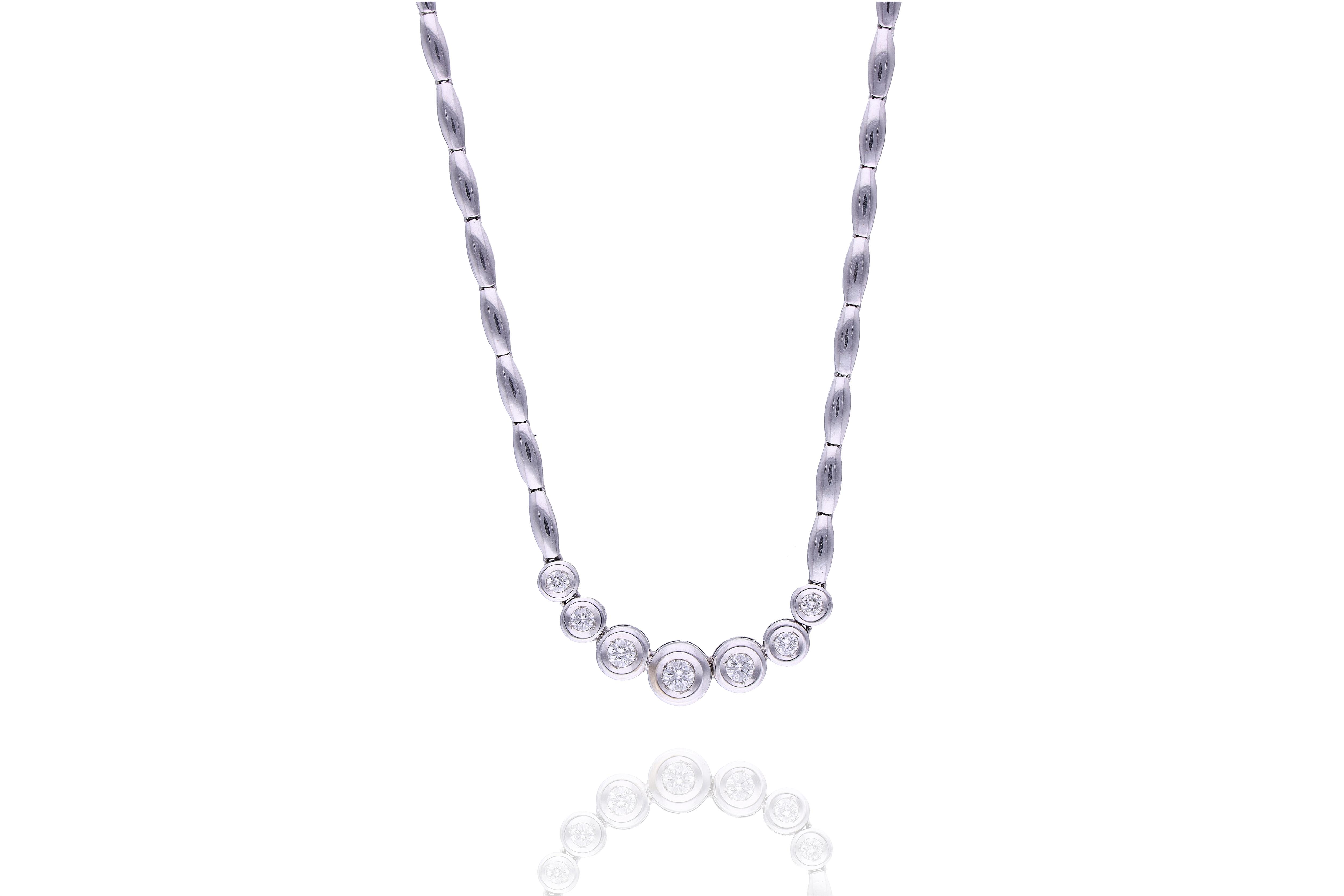 Collana con diamanti - Asta Preziosi