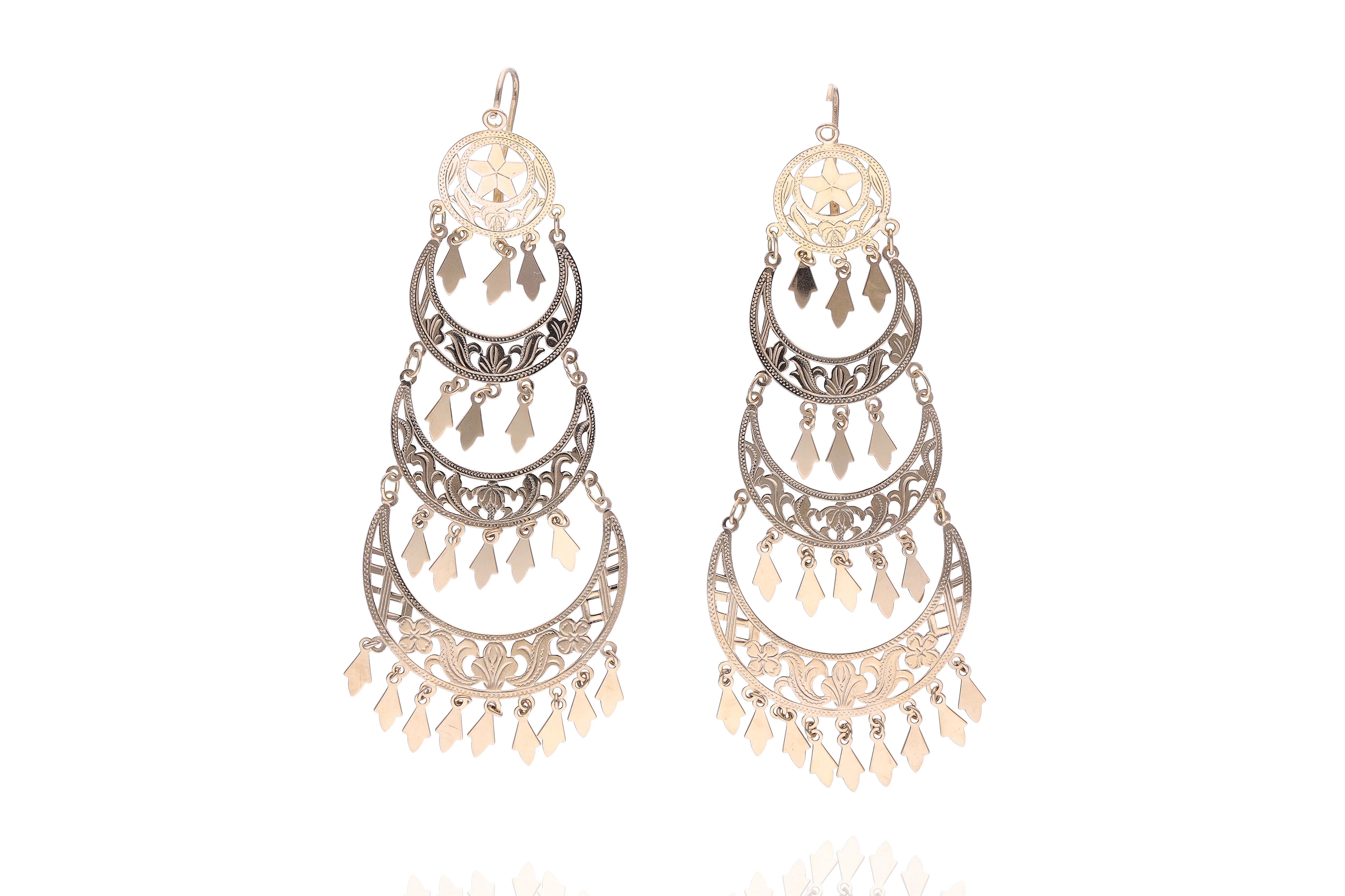 Orecchini in oro - Asta Preziosi