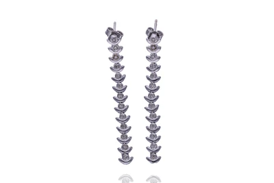 Orecchini con diamanti - Asta Preziosi