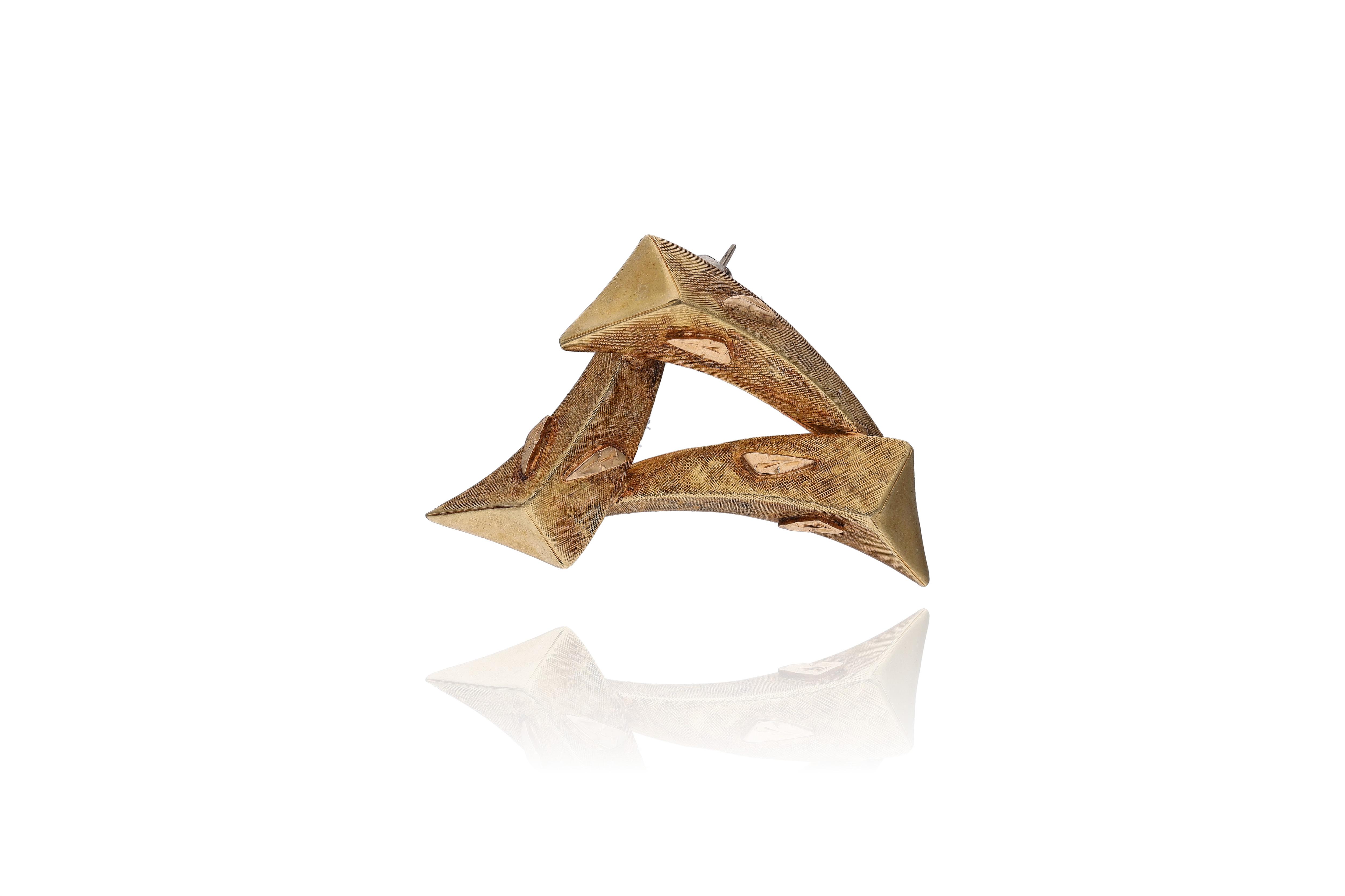 Spilla in oro - Asta Preziosi