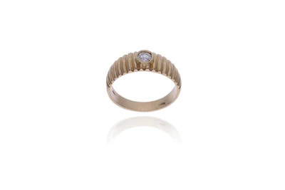 Anello con diamante - Asta Preziosi