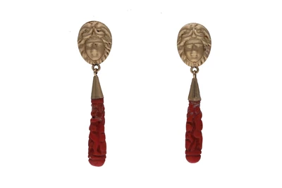 Orecchini con corallo - Asta Preziosi