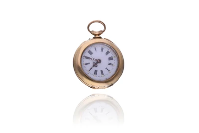 Orologio da tasca con diamanti e smeraldi - Asta Preziosi