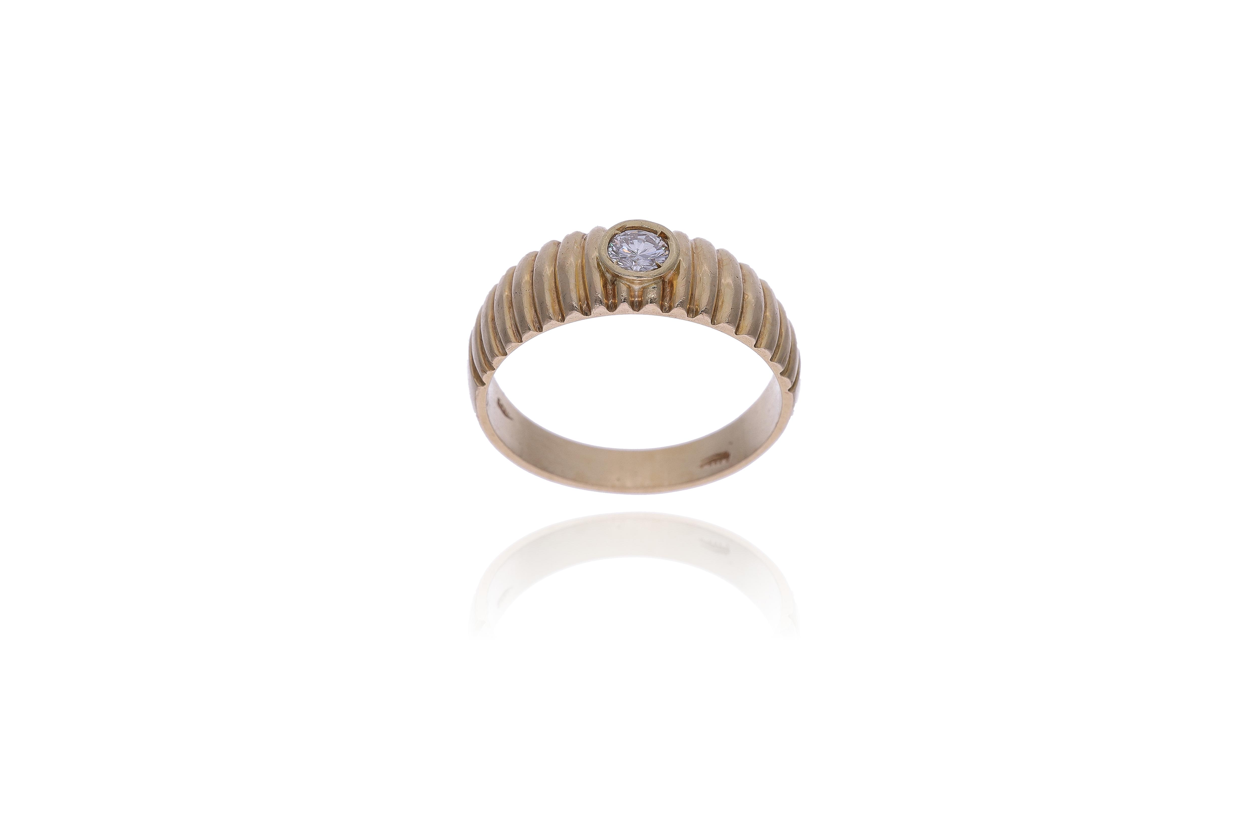 Anello con diamante - Asta Preziosi