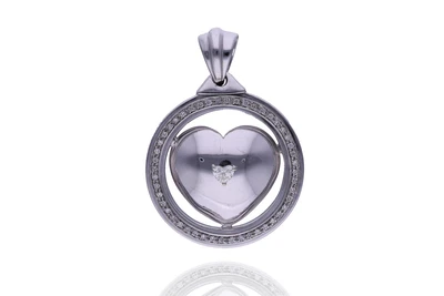 Ciondolo con diamanti - Asta Preziosi