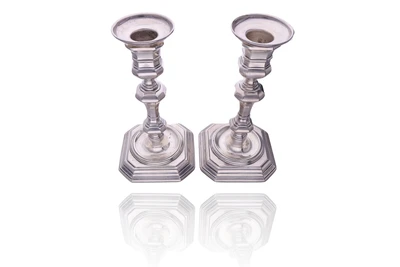 Ricci & C. coppia di candelieri in argento - Asta Preziosi