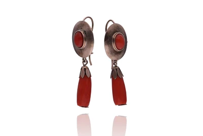 Orecchini con coralli - Asta Preziosi