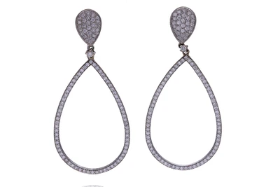 Orecchini con diamanti - Asta Preziosi