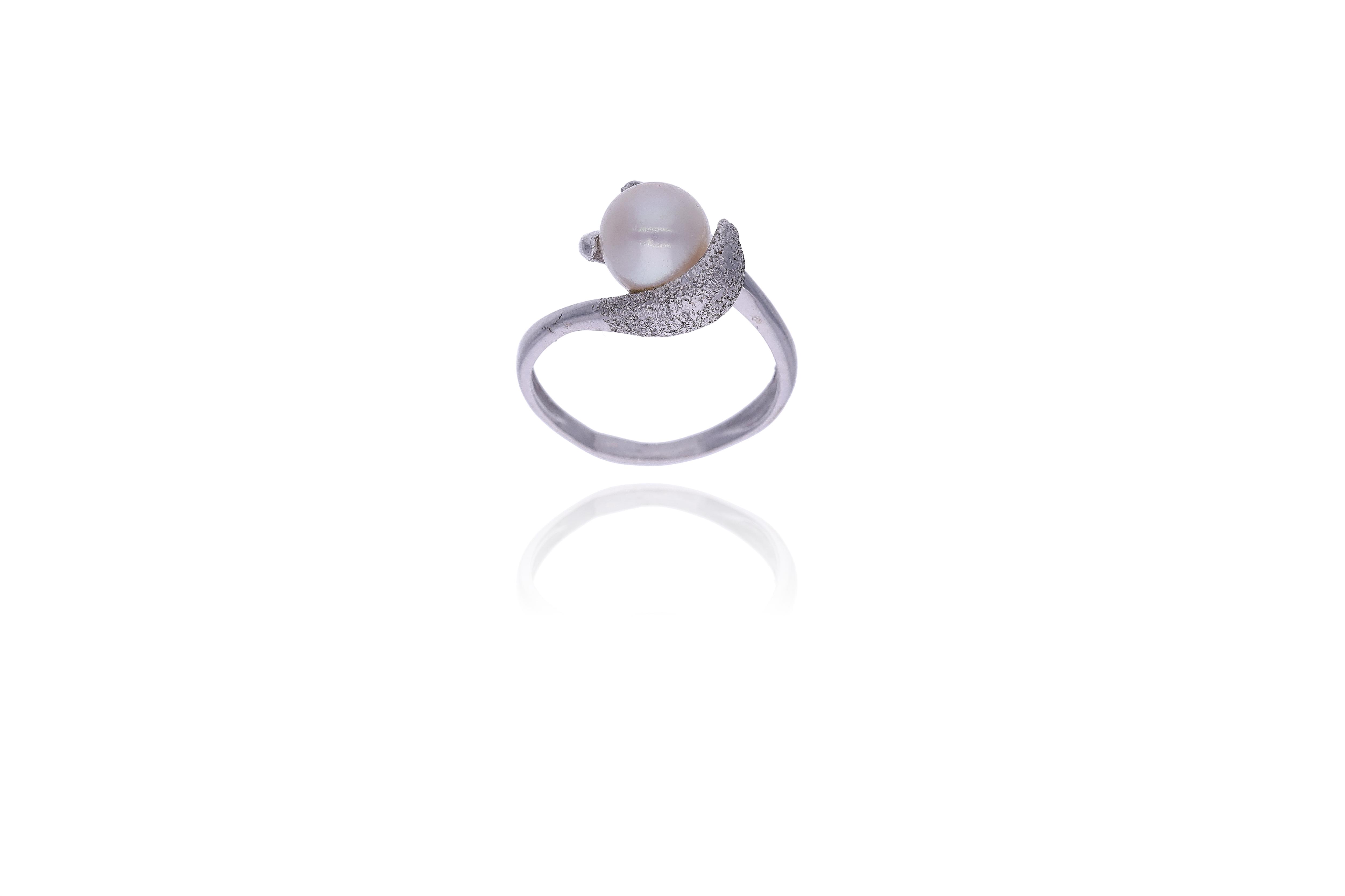 Anello con perla coltivata - Asta Preziosi