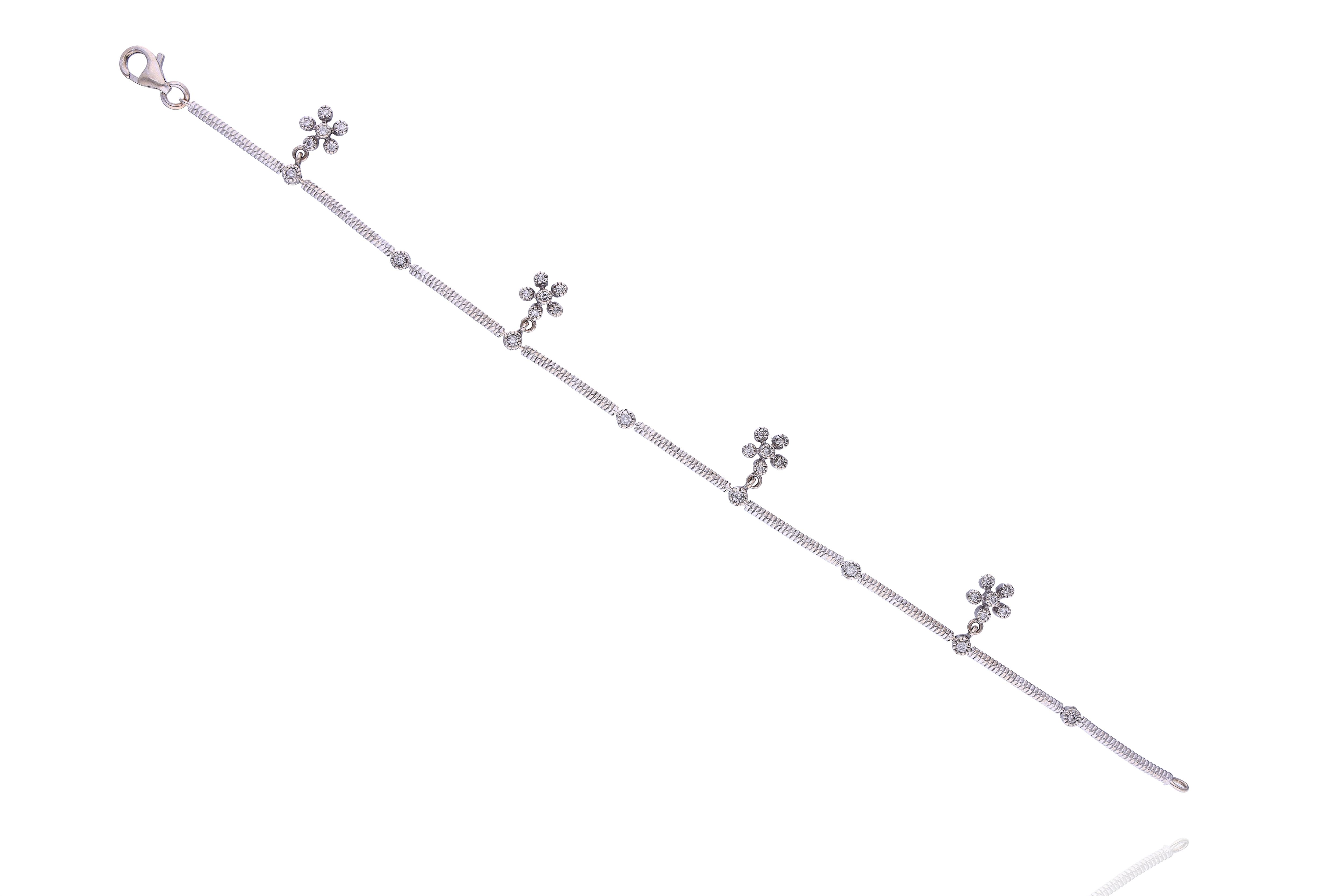 Bracciale con diamanti - Asta Preziosi