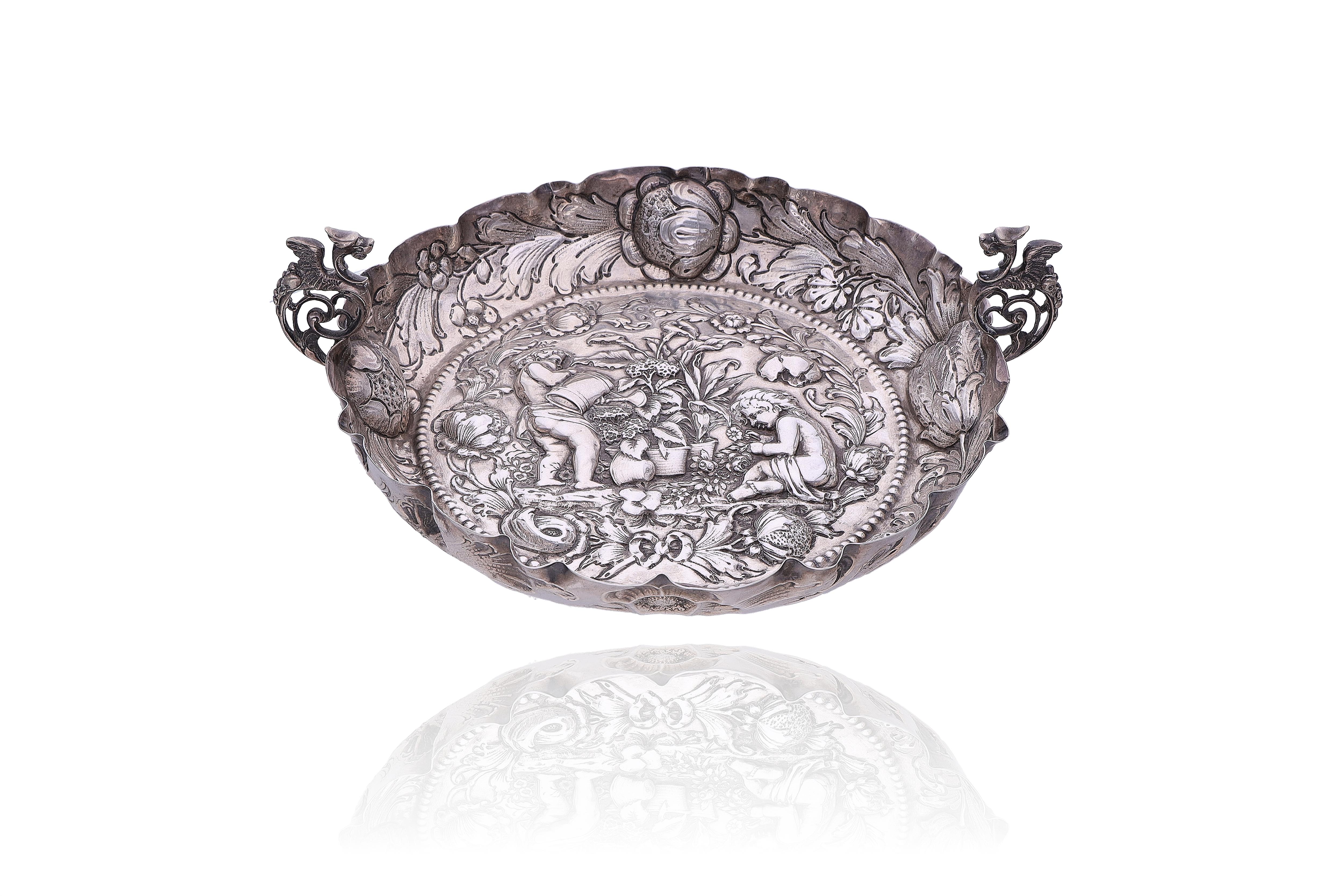 Centro in argento - Asta Preziosi