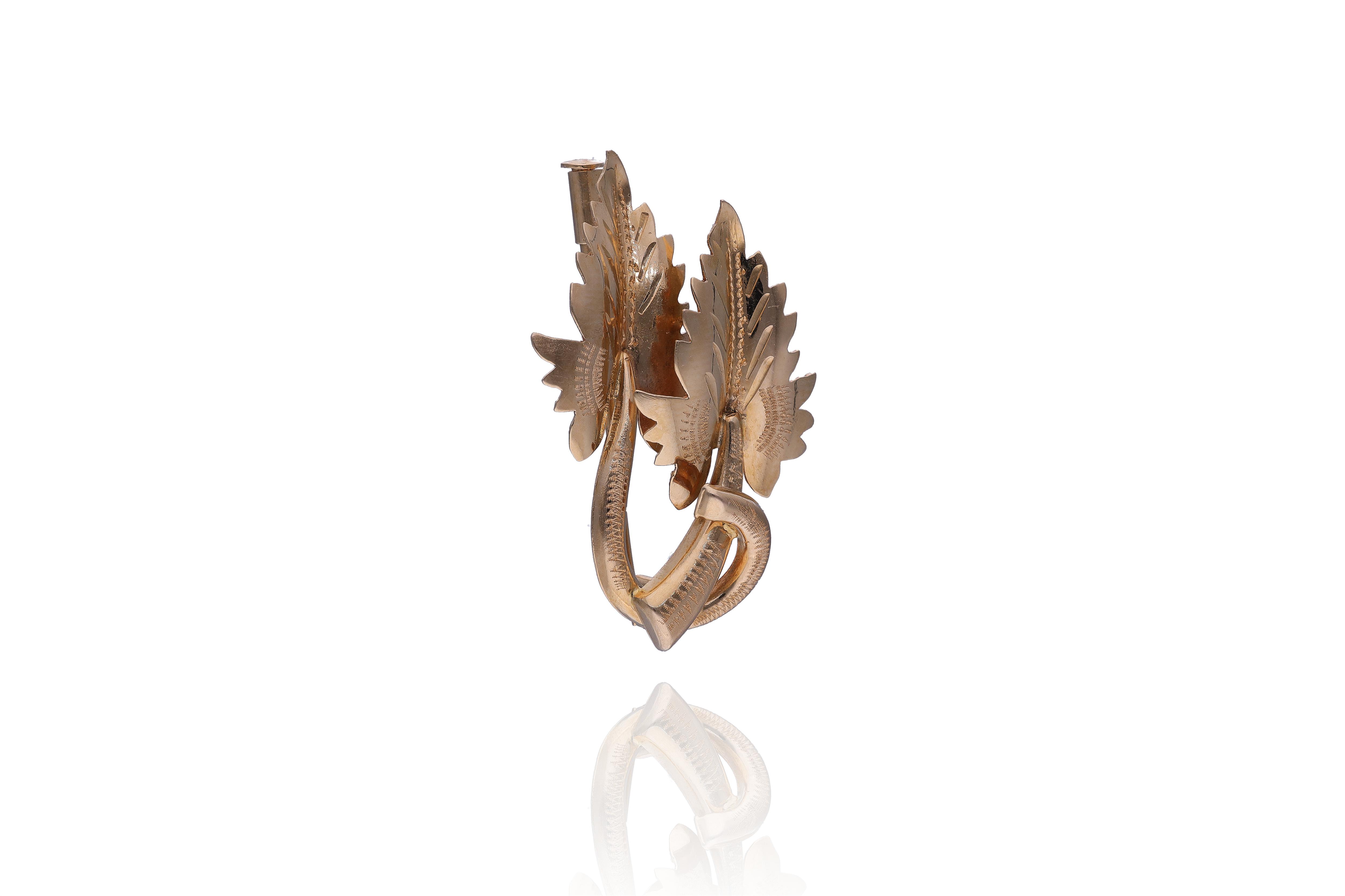 Spilla in oro - Asta Preziosi