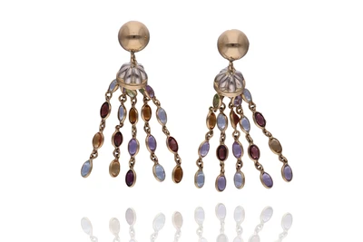 Orecchini con pietre - Asta Preziosi