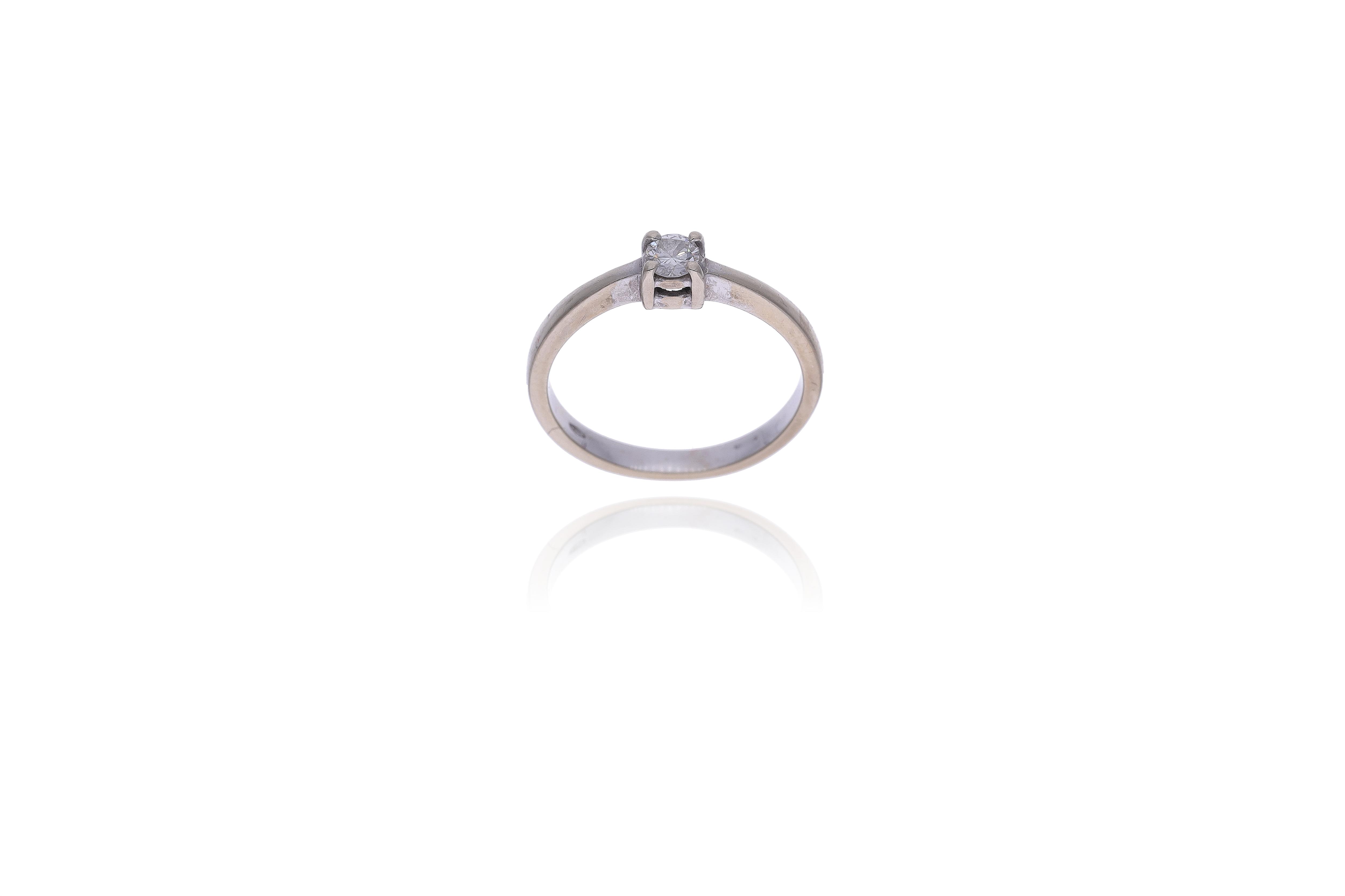 Anello con diamante - Asta Preziosi