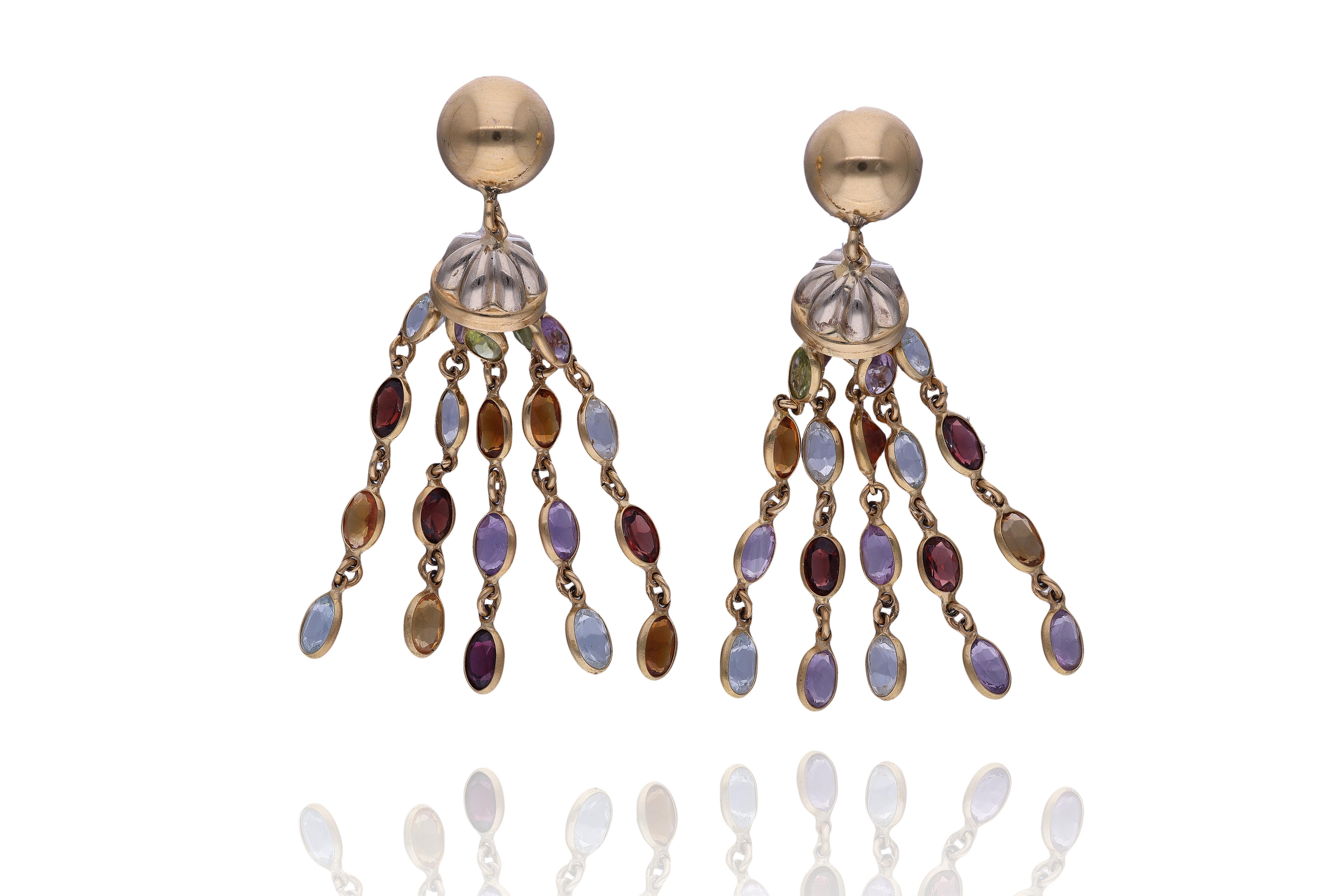 Orecchini con pietre - Asta Preziosi