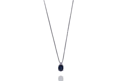 Recarlo, collana con zaffiro e diamante - Asta Preziosi