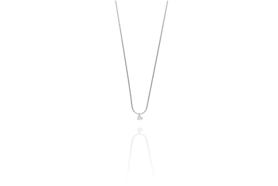 Collana con pendente con diamante - Asta Preziosi