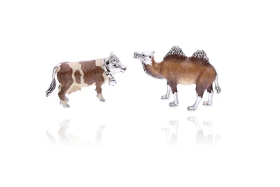 Saturno, coppia di miniature in argento - Asta Preziosi