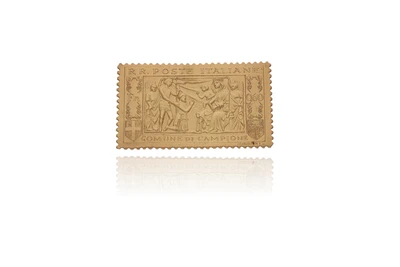 Francobollo in oro - Asta Preziosi