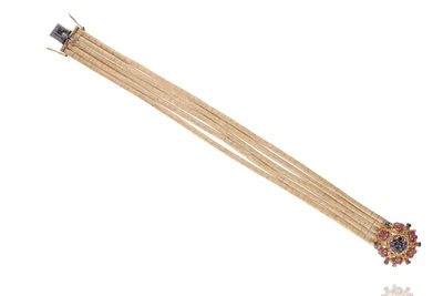 Bracciale con rubini e zaffiri - Asta Preziosi