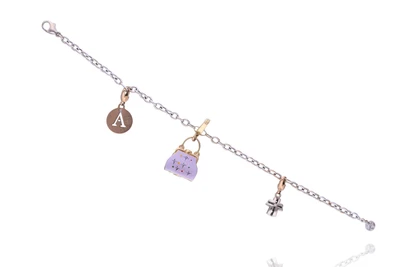 Bracciale e due pendenti Recarlo, pendente Rosato - Asta Preziosi