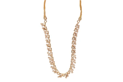 Collana in oro e stoffa - Asta Preziosi