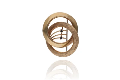 Spilla con zaffiri - Asta Preziosi