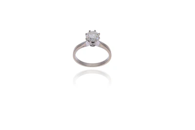 Anello con diamante - Asta Preziosi