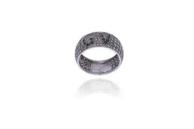 Anello con diamanti e diamanti neri - Asta Preziosi