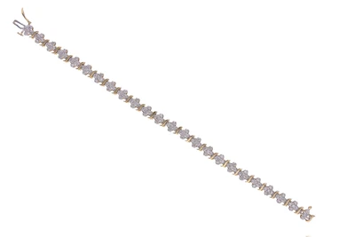 Bracciale con diamanti - Asta Preziosi